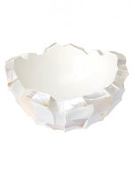 Shell Mother of Pearl White 40x24cm